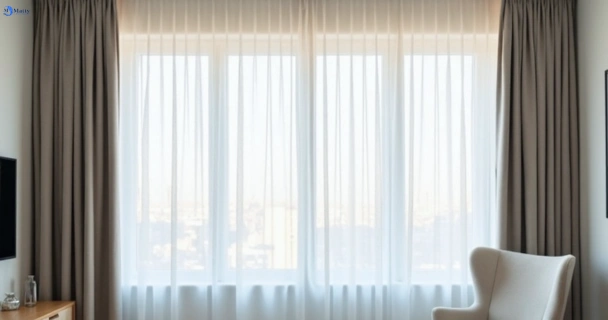 Restored vibrant drapes in tallai QLD after Matty Curtain Cleaning